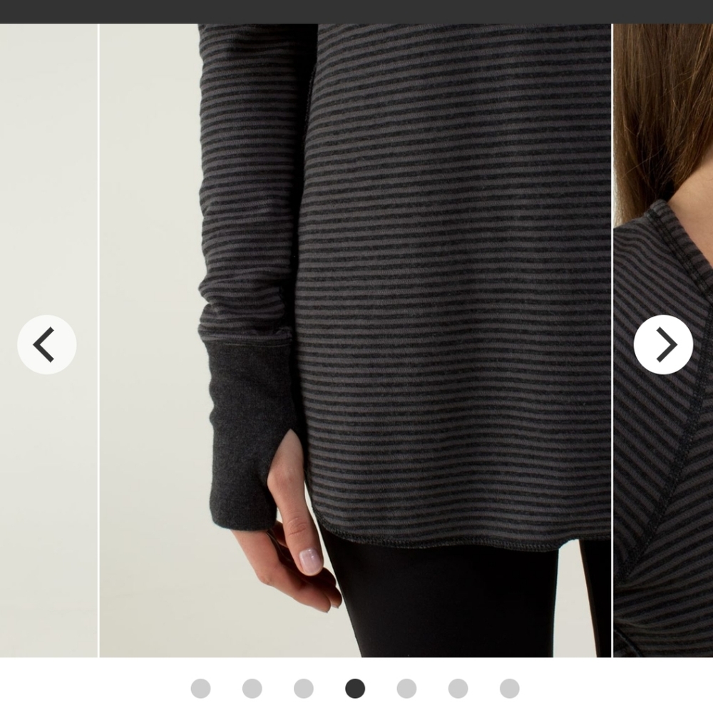 Lululemon-Open Your Heart Ls--Euc-Sz8-Reversible - image 4